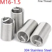 M16 - 1.5 304 Stainless Steel Fine Thread Helicoil Insert Wire Threaded Inserts