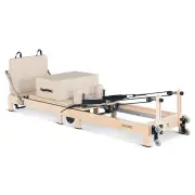 Lifespan Fitness Contour Folding Wooden Pilates Reformer Machine - Beige LFRF-CONTFLD2B