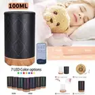 Aromatherapy Diffuser Aroma Essential Oil Ultrasonic Air Humidifier Mist Metal