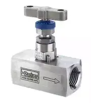 1/4 FNPT 316ss Needle Valve (6000 Psi) Parker HNVS4FF-GR