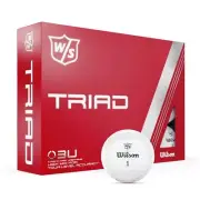 Wilson Staff Triad Golf Balls - Wilson Tour Urethane Golf Balls - 1 Dozen Box!