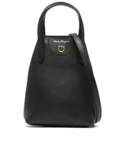 Ferragamo Gancini Textured Clutch Bag