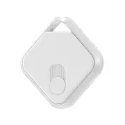 White GPS Locator - Apple Find My Compatible, Key Finder, Item Tracker, Anti-The