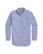 Vineyard Vines Boys' On-The-Go Brrr Gingham Button Down Shirt - Little Kid, Big Kid
