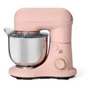 Stylish 3.5 QT Stand Mixer by Drew Barrymore w/Stainless Steel Bowl, Pink Rose