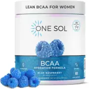 One Sol BCAA & Electrolyte Powder for Hydration & Energy, All-Natural Formula, 1