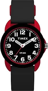 [Timex] Time Machines Kids TW2W91900 Analog Silicone Strap Watch, 30mm