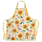 Apron with Pocket Chef Aprons for Cooking Baking Adult - 31" x 27" Sunflower