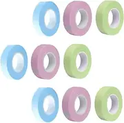 FOMIYES 12Rolls Breathable Eyelash Extension Tape Low Irritation Girl Eyelash Grafting Tapes for Beauty Salons and DIY Lash Applications