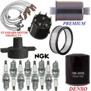 Tune Up Kit Filters Cap Spark Plugs Wire For CHEVROLET R2500 V8 7.4L 1989