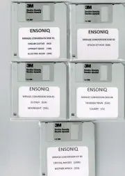 ENSONIQ ASR 10, EPS 16 PLUS & TS10 MIRAGE CONVERSION 10 DISK SET!! SET #1