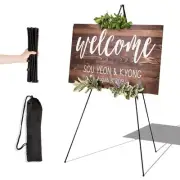 Easel Stand for Display Wedding Sign & Poster - 63 Inches Tall Easle for Disp...
