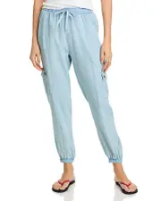 Aqua Chambray Joggers - Exclusive