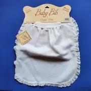 Tidy Tot Eyelet Baby Bib Poly Viscose Blend For Stitching By Crafters Pride af