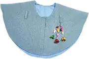 ＫＬＫＣＭＳ Parrot Anti Scratch Shoulder Protector Pee Pad, Anti Bite,Multifunctional Diaper Shawl Bird Diaper for Lovebirds Sun Conures, Blue