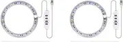 Mellisso 2X LED Grow Light Full Spectrum Phyto Grow Lamp USB Angel Ring Lamp for Succulents, Flower Plants Growth (Sunshine)