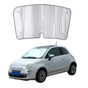 For Fiat 500 2010-2022 Front Windshield Sunshade UV Protection Sunshade Trim Kit
