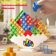 Hot Puzzles Tetra Tower Fun Balance Stacking Building Blocks Board Game for Kid