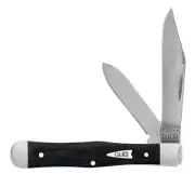 Case Smooth Black Micarta - Acc Knives - 27737