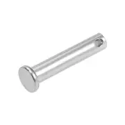 Clevis Pins 8mmx40mm 1Pcs Single Hole Flat Head 304 Stainless Steel Fastener Pin
