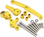 Motorcycle Handlebar Steering Damper for CB650R 2018 2019 2020 2021 Motorcycle Steering Stabilize Damper Bracket Support Mount Kit(1379)