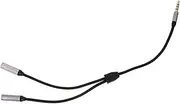 TEMPNAP Headset Splitter Cable Splitter for Mobile Audio Jack Adapter for Dual Headphones Portable Break Resistant for Online Meetings Gaming