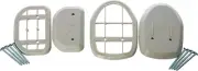 Retractable Baby Gate Spacers - Suitable with Baseboard Thickness .50" to .75" -