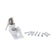 Whitco White Keyed Sash Lock