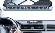 Parking Number Plate | Sliding Hiding Display Stop Card Car Sign Parking Gadgets,Metal Vehicle Decoration Accessories for Men Women Parking Gadgets