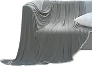 Cooling Blanket, Double Sided Summer Comforter, Portable Hot Weather Cooling Throw for Bed, Sofa, Couch, Home, Travel, Road Trip, Lightweight Breathable Blanket, Soft Gentle Feel