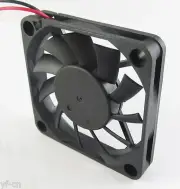 50pcs Brushless DC Cooling Fan 60x60x10mm 6010 11 blades 5V 0.15A 2pin Connector