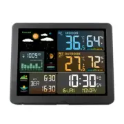Digital Wireless LCD Weather Station Clock Calendar Thermometer In&Outdoor