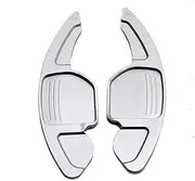 Gear Shift Paddle, for A3 A4 A4L A5 A6 A7 A8 Q3 Q5 Q7 TT S3 R8, Aluminum Car Steering Wheel Shift Paddle Shifter Gear Extention