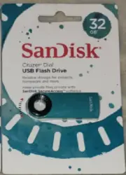 SanDisk Cruzer Dial 32GB USB Flash Drives Store More