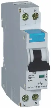RCD / MCB Safety Switch 1 Pole 4.5kA