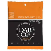 Martin Guitar Darco Acoustic String 80/20 Phosphor Bronze D210 Extra Light Gauge