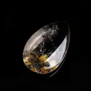 34.8Ct 100% Natural Rare NATURAL Clear rutile Crystal Polished