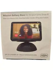 Mission Battery Base for Amazon Echo Show 8 MC59B - Black NEW