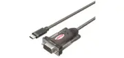 UNITEK D2346B USB Type C DB9 RS232 Converter ISDN Supports Windows and Mac OS