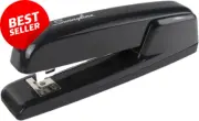 Stapler 30 Sheet Capacity Jam Free Anti-Microbial Metal Black 747 Business