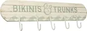 Primitives by Kathy 38435 Slat Wood Hook Board, Bikinis & Trunks
