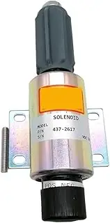 437-2617 24V Stop Solenoid Fits Compatible With Perkins 4006 4008 4012
