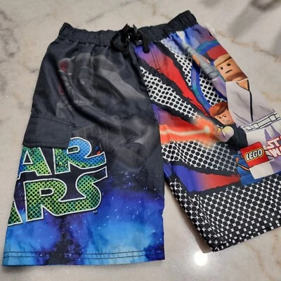 Lego Star Wars 2010 Youth Swim Trunks Size Medium 8/10 New With Tags (A36)