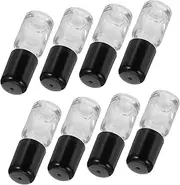 VINTORKY 25pcs Refillable Clear Glass Bottles for Essential Oils Portable Roll Bottles with Ball for DIY Aromatherapy and Travel