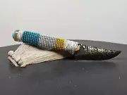 Perfect Green Obsidian Knife~Beads by Kay~Worldwide Collected~Sharpest on ebay