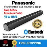 Panasonic Soundbar Slim wall-mountable design HDMI ARC Optical Bluetooth USB
