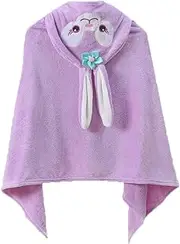 Hooded Baby Towel - Baby Bath Towel with Hooded Ultra Soft and Absorbent Toddlers Bathrobe Newborn Blanket Shower Gifts (Purple)