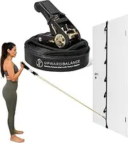 Door Anchor Strap for Resistance Bands - Heavy-Duty Multi-Loop Resistance Band Door Anchor Strap - Up to 9 Anchor Points, Portable Door Exercise Equipment for Home Workouts, Fits 6-8 ft Doors, Jeteca