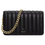 New Black Oroton Fay Mini Chain Leather Crossbody Bag RRP $299
