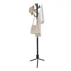 Coat Rack Freestanding Standing Metal With 9 Hooks Tree Modern Hanger Entryway